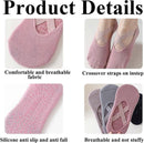 4 Pairs Yoga Socks Pilates Socks for Women Girls Non Slip for Yoga Pilates Dance Fitness
