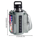 Waterproof Magnetic Bottle Bag, Lightweight Crossbody Shoulder Bag, Portable Water Bottle Holder for Gym & Hiking - Blue