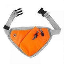 Fanny Pack Breathable Waist Bag with Water Bottle Holder Multi Pocket Running Hiking Cycling Fitness Outdoor Sports - Orange