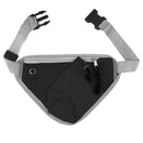 Fanny Pack Breathable Waist Bag with Water Bottle Holder Multi Pocket Running Hiking Cycling Fitness Outdoor Sports - Black
