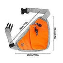 Fanny Pack Breathable Waist Bag with Water Bottle Holder Multi Pocket Running Hiking Cycling Fitness Outdoor Sports - Black
