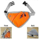 Fanny Pack Breathable Waist Bag with Water Bottle Holder Multi Pocket Running Hiking Cycling Fitness Outdoor Sports - Blue