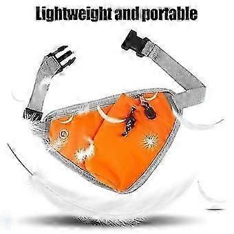 Fanny Pack Breathable Waist Bag with Water Bottle Holder Multi Pocket Running Hiking Cycling Fitness Outdoor Sports - Blue