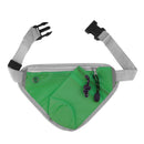 Fanny Pack Breathable Waist Bag with Water Bottle Holder Multi Pocket Running Hiking Cycling Fitness Outdoor Sports - Green