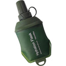 Collapsible Water Bottle Reusable Foldable Roll-Up Bottle Lightweight Space Saving for Hiking Camping Travel Sports Green - 150ML