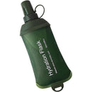 Collapsible Water Bottle Reusable Foldable Roll-Up Bottle Lightweight Space Saving for Hiking Camping Travel Sports Green - 250ML