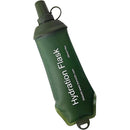 Collapsible Water Bottle Reusable Foldable Roll-Up Bottle Lightweight Space Saving for Hiking Camping Travel Sports Green - 500ML