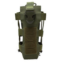Water Bottle Holder Pouch with Molle Attachment and Buckle for Hiking - Army Green