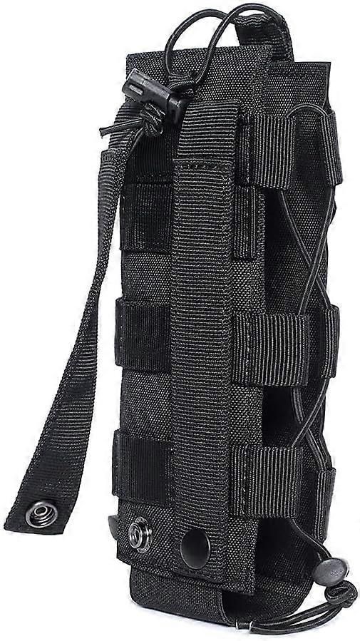Water Bottle Holder Pouch with Molle Attachment and Buckle for Hiking - Army Green