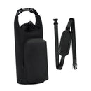 Insulated Sports Water Bottle Carrier Bag with Shoulder Strap Adjustable Crossbody Bottle Holder for Running Cycling Hiking Fitness Outdoor - Black