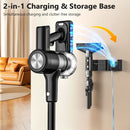 Cordless Vacuum Cleaner, 55Kpa/55Mins Vacuum Cleaners for Home. Self-Standing Stick Vacuum with Rechargeable Dock，LED Display & Anti-Tangle，Lightweight Rechargeable Vacuum for Carpet，Floor