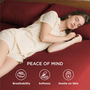 2000TC Hotel Quality Fitted Sheets - 2 Piece Fitted Sheets  -Breathable Bedding - Wrinkle, Fade, Stain Resistant- 16inch/40cm Deep Pocket Fitted Bed Sheets-Wrinkle and Fade Resistant,(Red,Single)