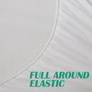 Bamboo Mattress Protector,Breathable Waterproof Mattress Cover,3D Air Fabric Cooling Bed Pad Cover, Deep Pocket 40cm(King Single,Green)