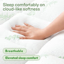 800GSM Mattress Topper Viscose Derived from Bamboo, Thick Pillowtop Fitted Mattress Cover with 45cm Deep Skirt - Machine Washable Hypoallergenic(Double,Green)