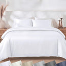 Hotel Soft Microfiber Duvet Cover Set-2000TC Quilt Cover Set & Pillowcases -1 Donna Cover Zipper Closure & 1 x Pillowcases-Breathable Bedding - Wrinkle, Fade, Stain Resistant(White,Double)