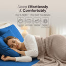 Hotel Quality Fitted Sheet - 1 Piece Fitted Sheet  -Breathable Bedding - Wrinkle, Fade, Stain Resistant- 16inch/40cm Deep Pocket Fitted Bed Sheet-Wrinkle and Fade Resistant,(Royal blue,Double)
