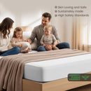 Hotel Quality Fitted Sheet - 1 Piece Fitted Sheet  -Breathable Bedding - Wrinkle, Fade, Stain Resistant- 16inch/40cm Deep Pocket Fitted Bed Sheet-Wrinkle and Fade Resistant,(White,King Single)