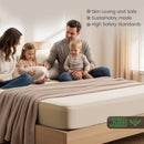 Hotel Quality Fitted Sheet - 1 Piece Fitted Sheet  -Breathable Bedding - Wrinkle, Fade, Stain Resistant- 16inch/40cm Deep Pocket Fitted Bed Sheet-Wrinkle and Fade Resistant,(Cream White,Queen)