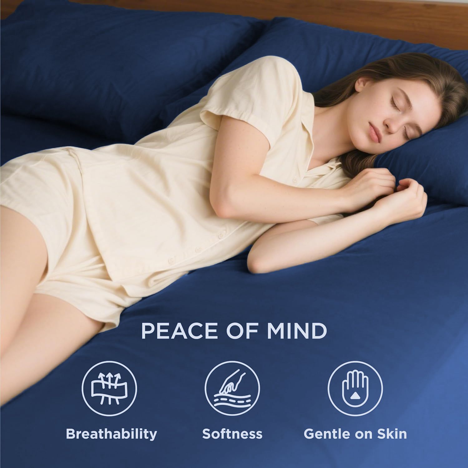 Hotel Soft Bed Sheet Set- Bedding Sheets & Pillowcases -Breathable Bedding - Wrinkle, Fade, Stain Resistant-Deep Pocket Flat Fitted Bed Sheet Set(Royal blue,Single)