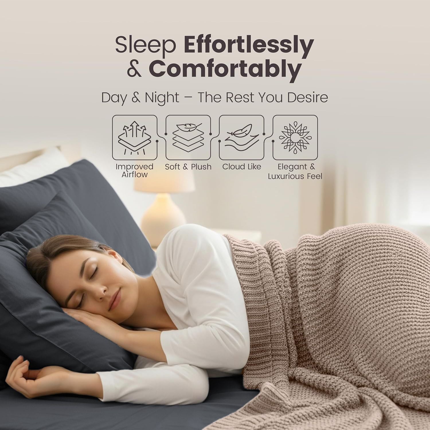 Hotel Quality Fitted Sheet - 1 Piece Fitted Sheet  -Breathable Bedding - Wrinkle, Fade, Stain Resistant- 16inch/40cm Deep Pocket Fitted Bed Sheet-Wrinkle and Fade Resistant,(Dark gray,Single)