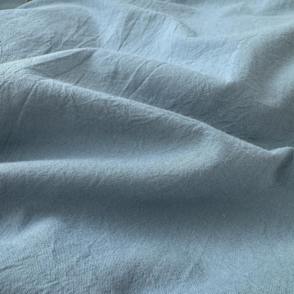 Hotel Soft Microfiber Duvet Cover Set-2000TC Quilt Cover Set & Pillowcases -1 Donna Cover Zipper Closure & 1 x Pillowcases-Breathable Bedding - Wrinkle, Fade, Stain Resistant(Ocean,Super King)