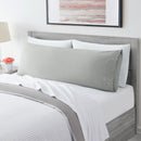 Ultra Soft Microfiber Body Pillow Cover/Pillowcases with Envelope-style pocket (50cm x 150cm Body Pillow Cover,Silver-gray)
