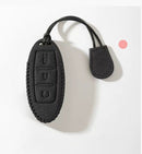 Nissan Key Case Suede OEM f single set with rope
