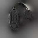 Nissan Key Case Suede OEM f single set with rope