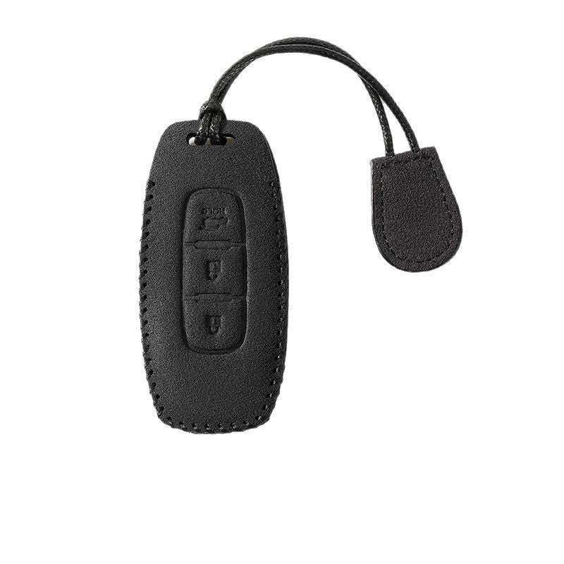 Nissan Key Case Suede OEM f single set with rope