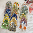 Travel Storage Cotton Bag Drawstring Multi-Purpose. Avocado-cotton material