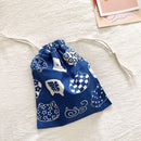 Travel Storage Cotton Bag Drawstring Multi-Purpose. Plain cat-cotton material