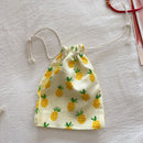 Dear Travel Storage Bag Cotton Multi-Purpose BYBY-198 Pineapple-cotton material