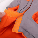 Dog Vest Cotton Winter Warm Waterproof Pet Clothing Gray M