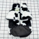 Pet Dog Warm Polyester Coat Small Breed Winter Cow grass M