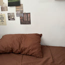 Pure Cotton Pillowcase 48x74cm Brown L 48*74 single pillowcase