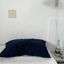 Pure Cotton Pillowcase 48x74cm Dark blue L 48*74 single pillowcase