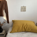 Pure Cotton Pillowcase 48x74cm Turmeric L 48*74 single pillowcase