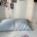 Pure Cotton Pillowcase 48x74cm Sky Blue L 48*74 single pillowcase