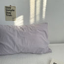 Pure Cotton Pillowcase 48x74cm Taro purple L 48*74 single pillowcase