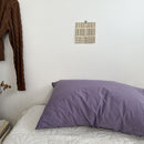 Pure Cotton Pillowcase 48x74cm Korean purple L 48*74 pillowcase 1 pair