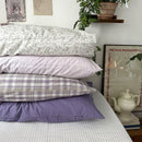 Pure Cotton Pillowcase 48x74cm Korean purple L 48*74 pillowcase 1 pair