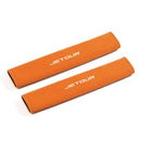 Jietu Safety Belt Shoulder Cover Super Fiber 21.5 * 6.5cm black pair
