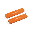Jietu Safety Belt Shoulder Cover Super Fiber 21.5 * 6.5cm orange pair