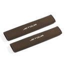 Jietu Safety Belt Shoulder Cover Super Fiber 31.2 * 6.5cm brown pair