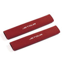 Jietu Safety Belt Shoulder Cover Super Fiber 31.2*6.5 wine red pairs