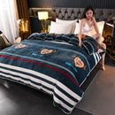 Milk Velvet Quilt Cover Double Sided Fleece Love arrow 180x220cm