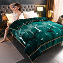 Milk Velvet Quilt Cover Double Sided Fleece Starry Elk 200X230cm