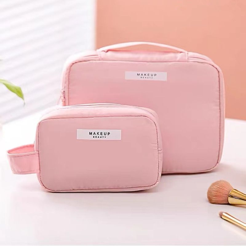 Travel Cosmetic Bag Large Capacity Multi Purpose Gray Small size