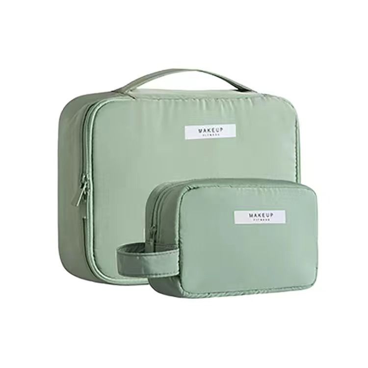 Travel Cosmetic Bag Large Capacity Multi Purpose Gray Small size
