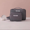 Travel Cosmetic Bag Large Capacity Multi Purpose Gray Large size